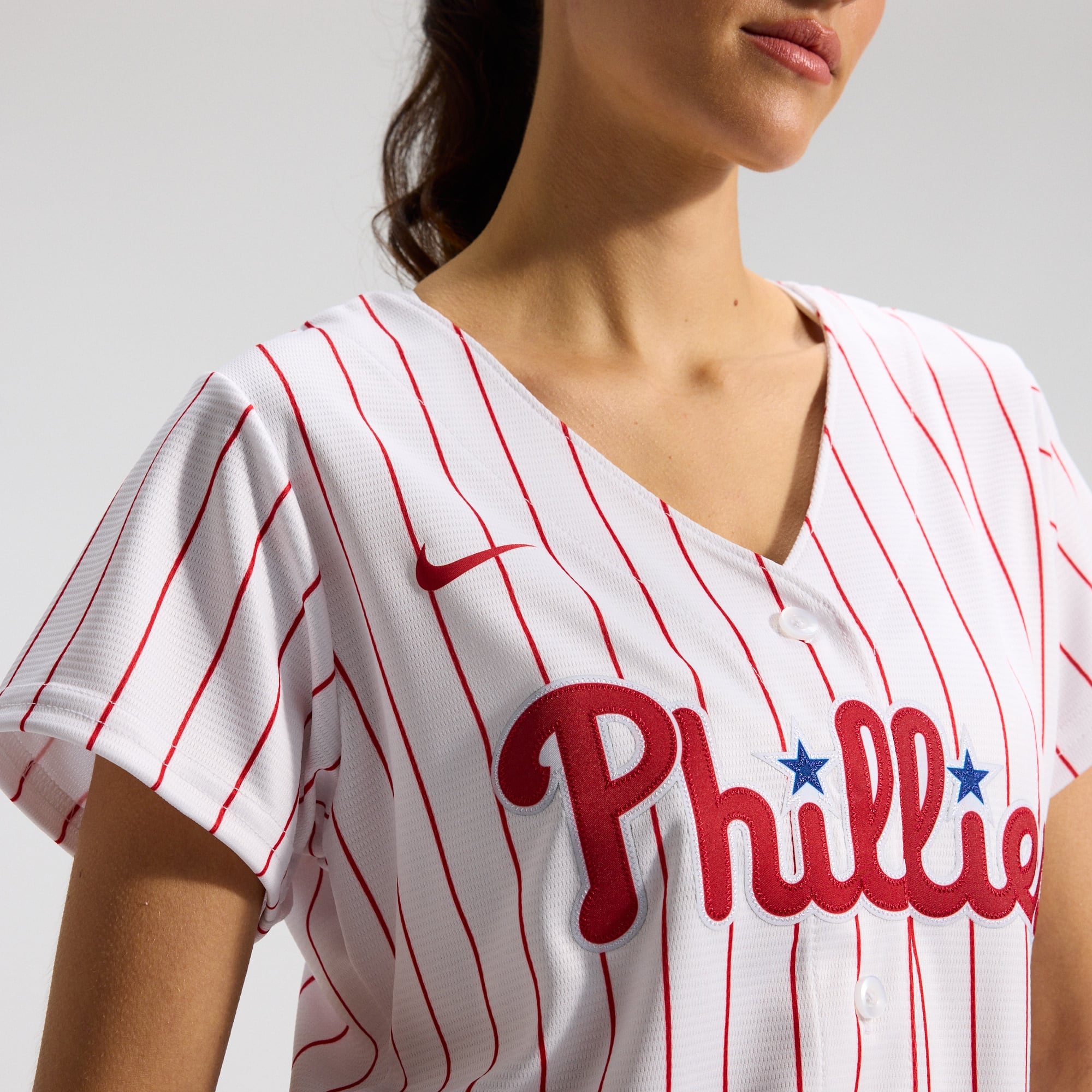 Women's Philadelphia Phillies Nike White Home Replica Team Jersey - 9