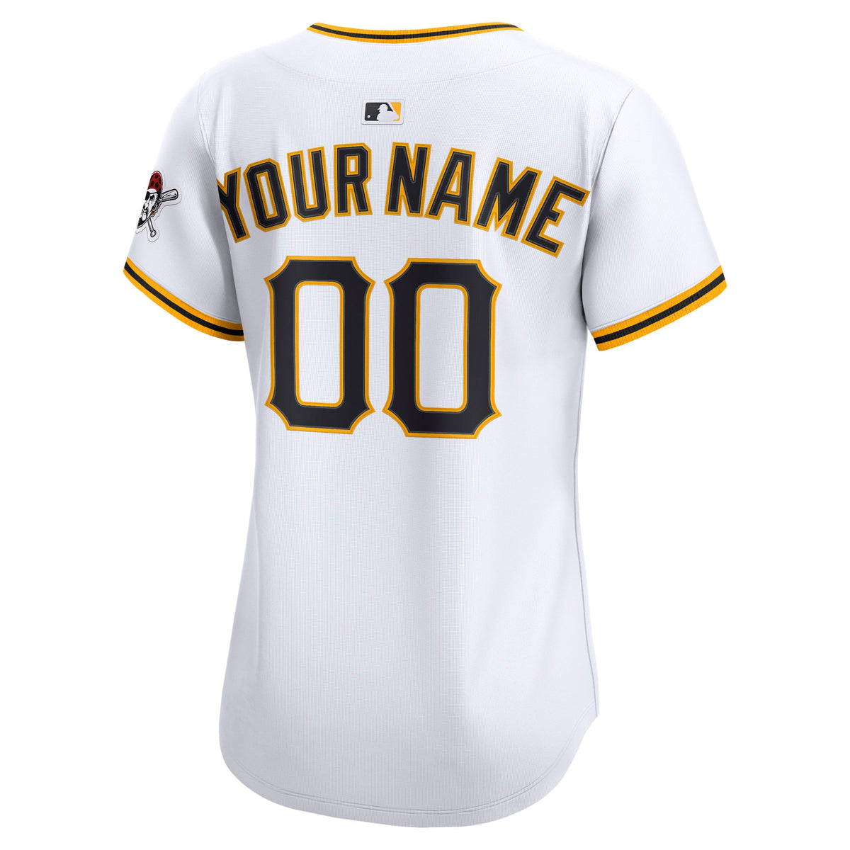 Women's Pittsburgh Pirates Nike White Home Limited Custom Jersey - 4