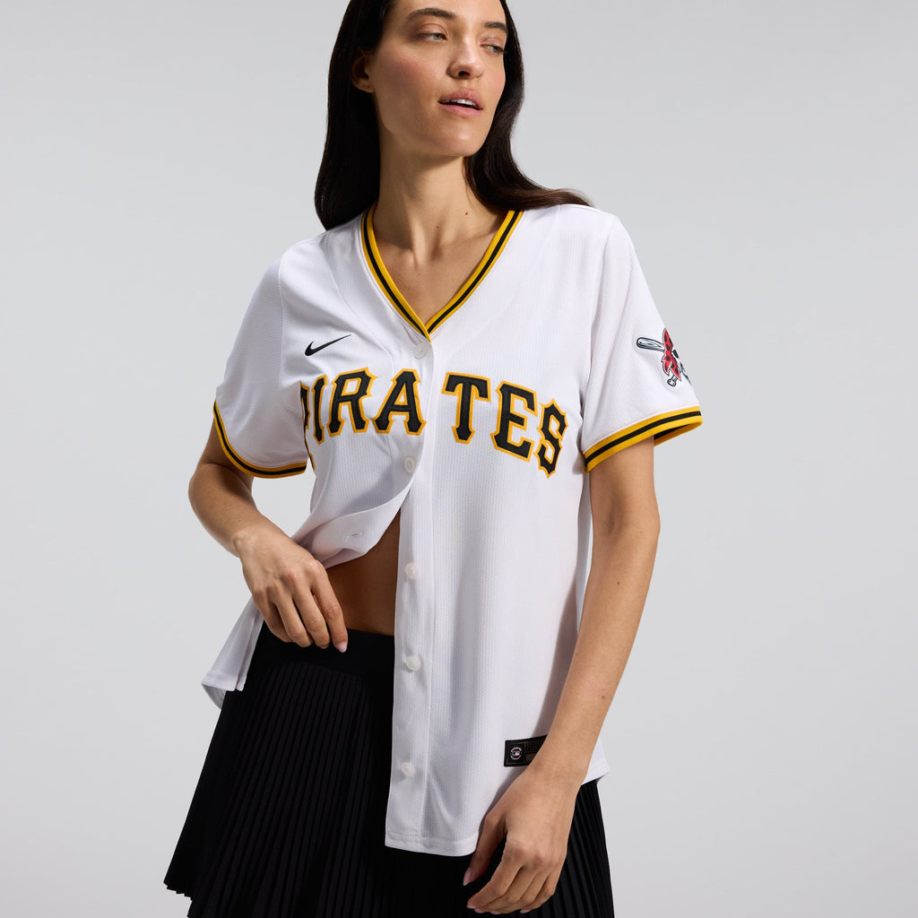 Women's Pittsburgh Pirates Nike White Home Limited Jersey - 10