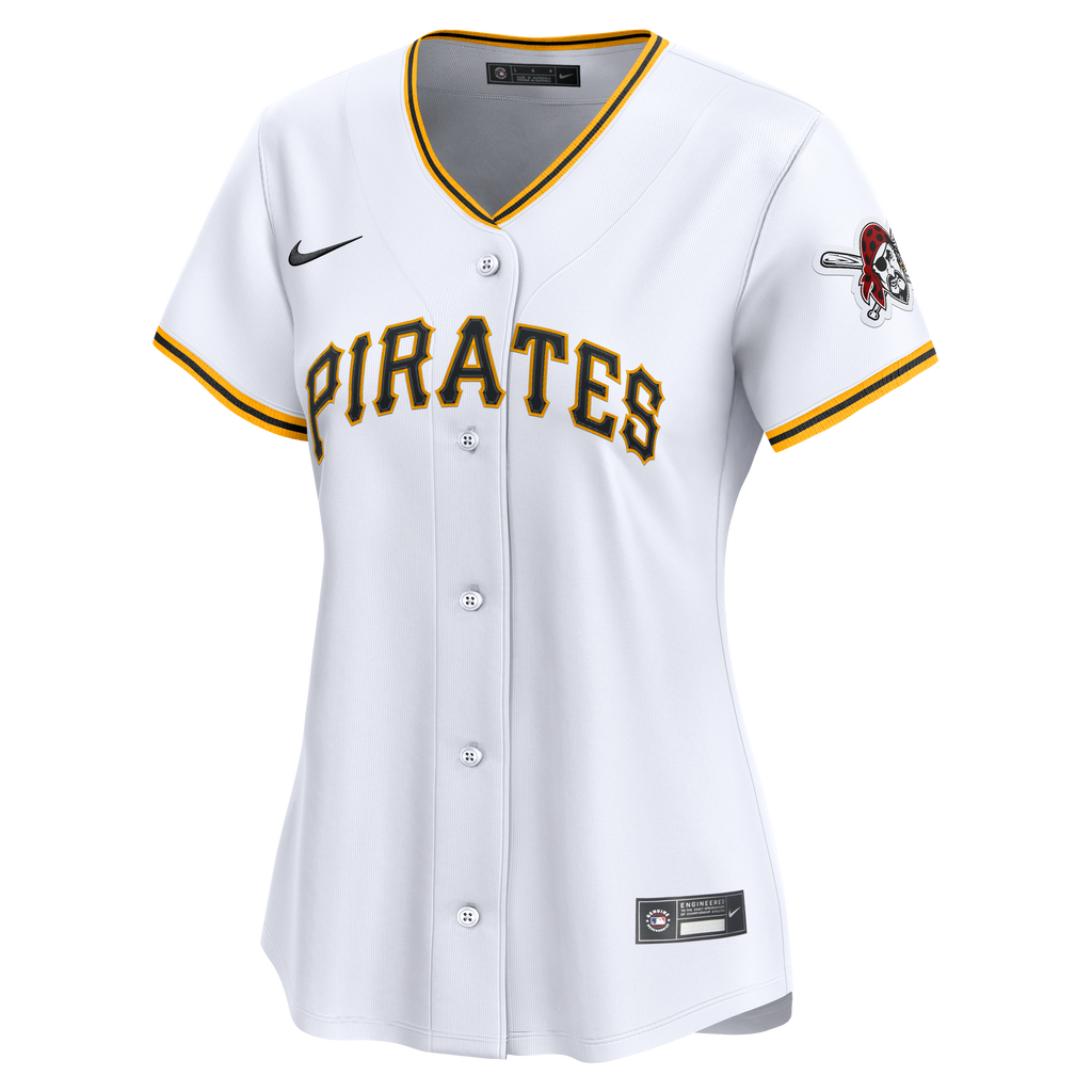 Women's Pittsburgh Pirates Nike White Home Limited Jersey - 6