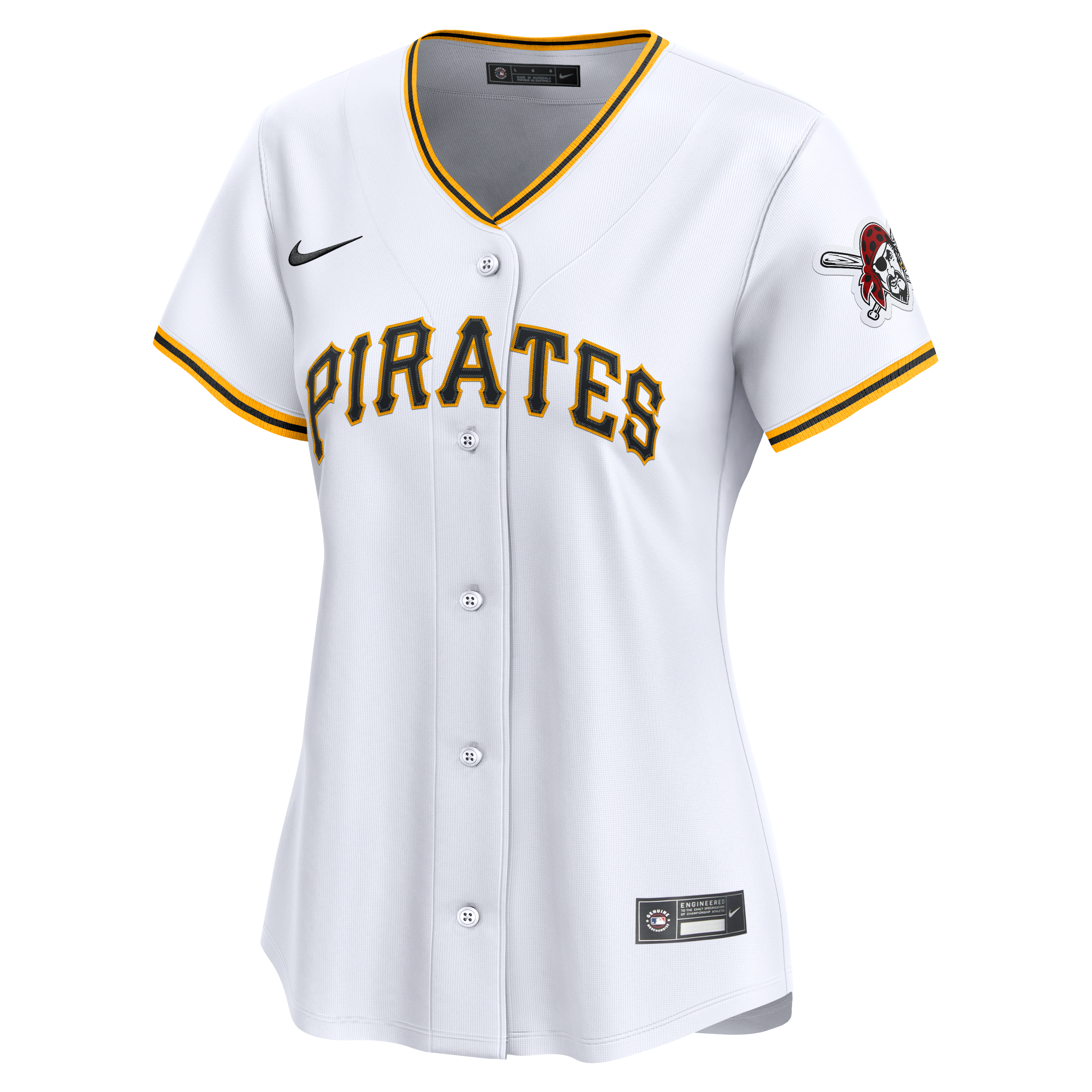 Women's Pittsburgh Pirates Nike White Home Limited Jersey - 6