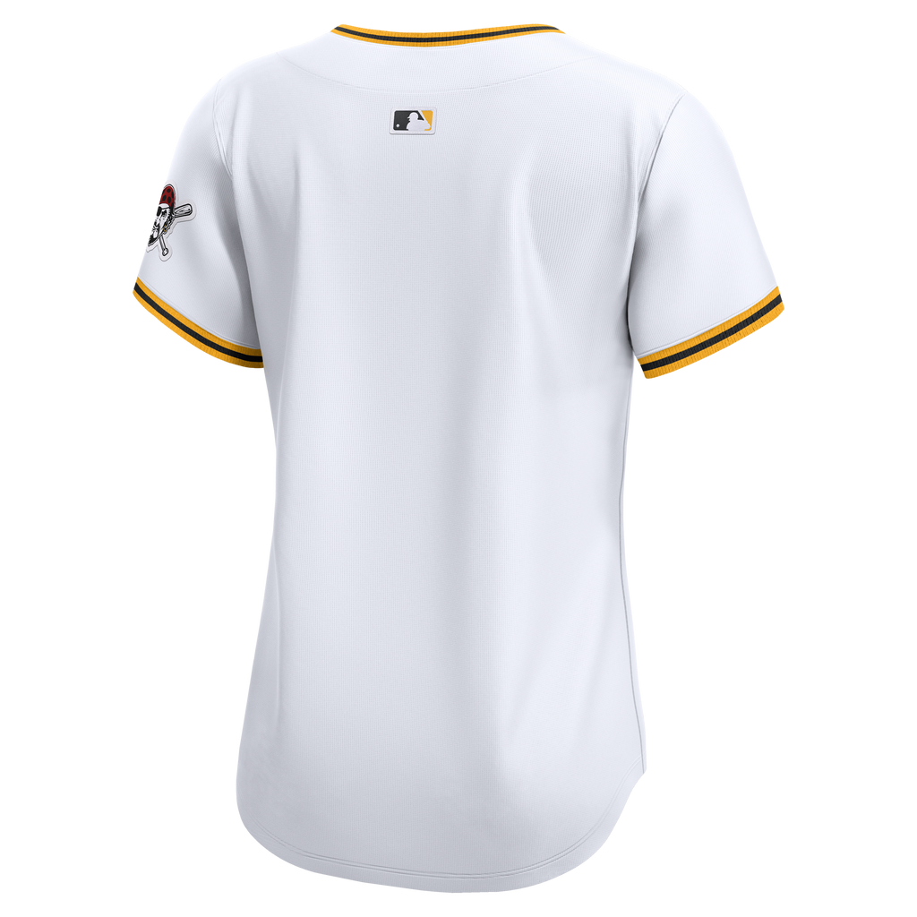 Women's Pittsburgh Pirates Nike White Home Limited Jersey - 7