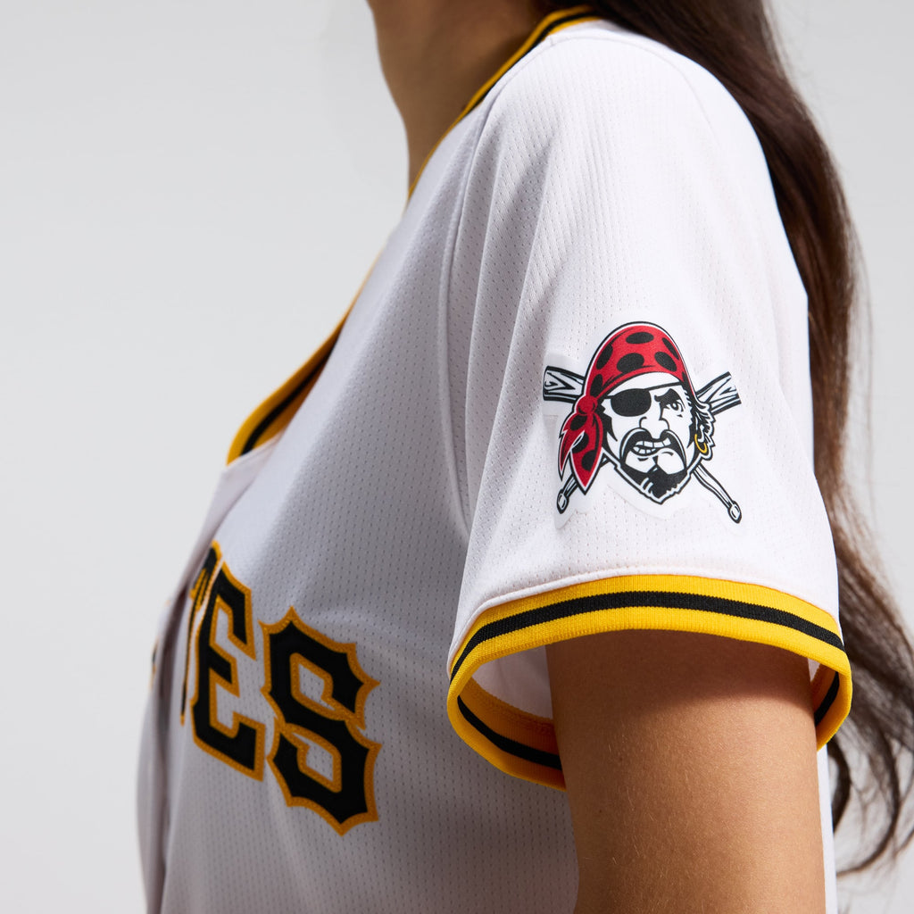 Women's Pittsburgh Pirates Nike White Home Limited Jersey - 8