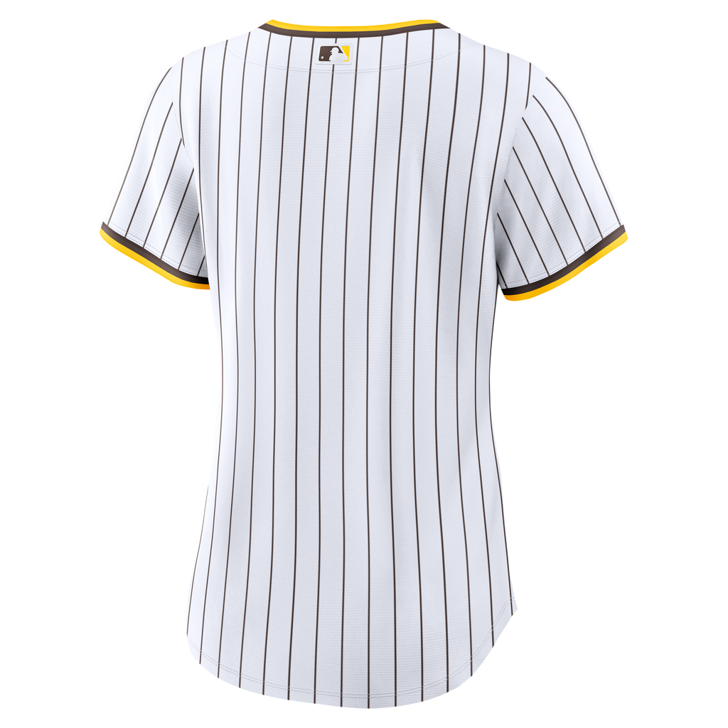 Women's San Diego Padres Nike White Home Replica Jersey - 4