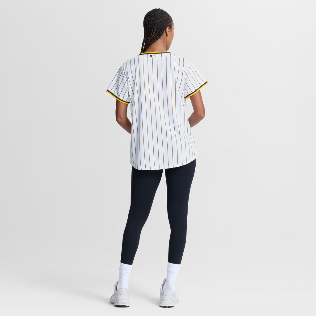 Women's San Diego Padres Nike White Home Replica Jersey - 6