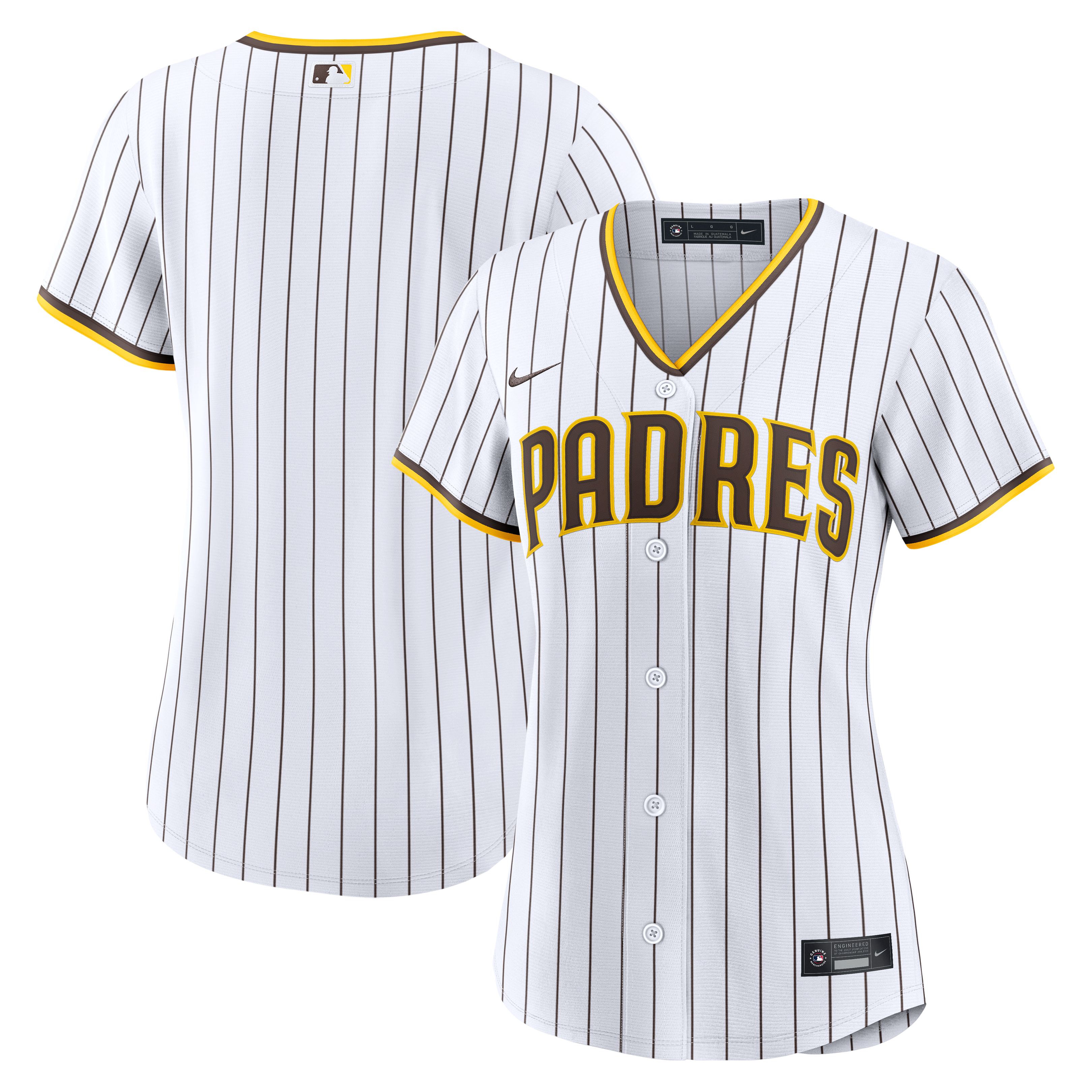 Women's San Diego Padres Nike White Home Replica Jersey