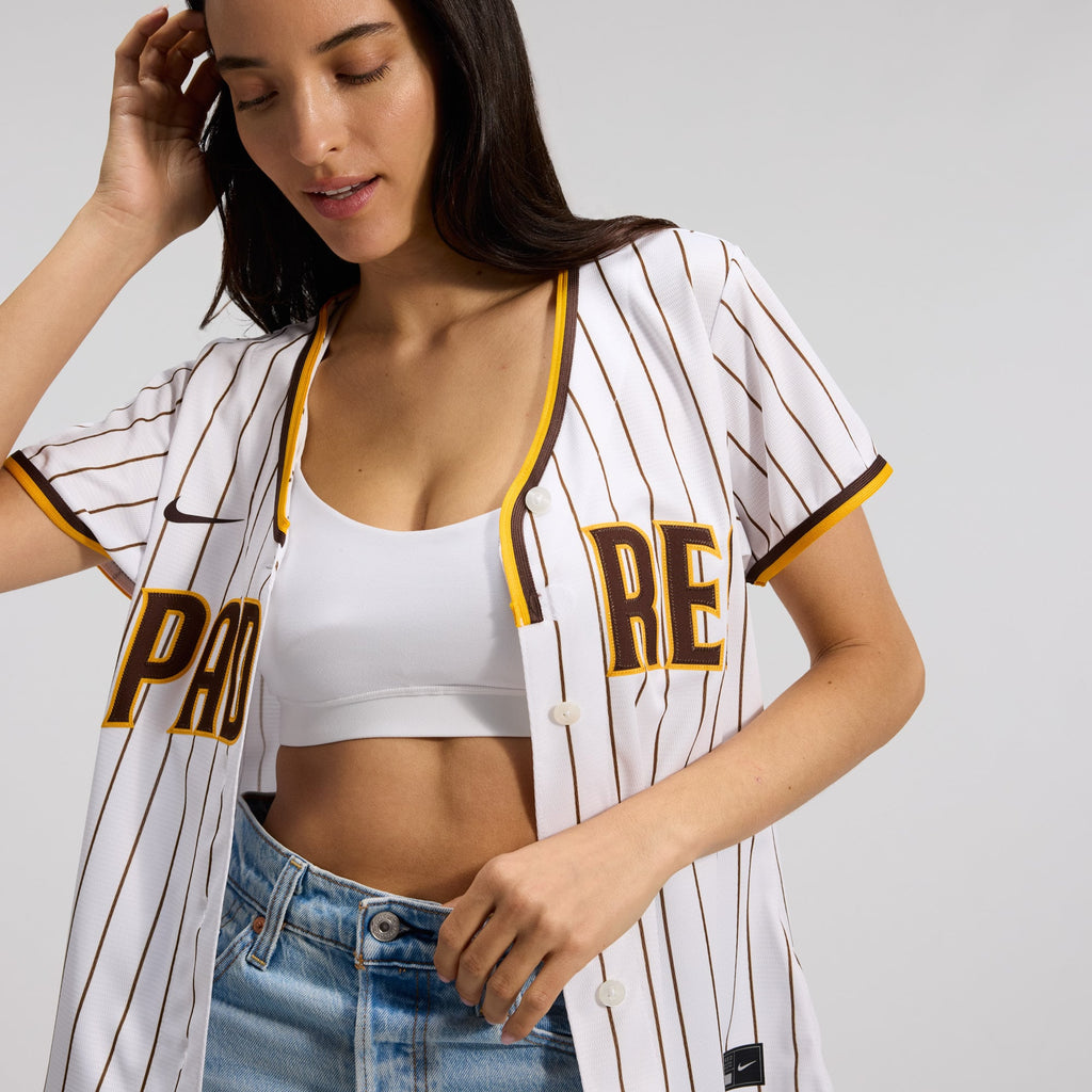 Women's San Diego Padres Nike White Home Replica Team Jersey - 8