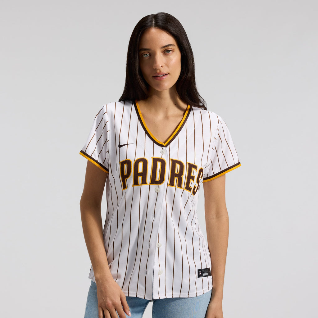 Women's San Diego Padres Nike White Home Replica Team Jersey - 2