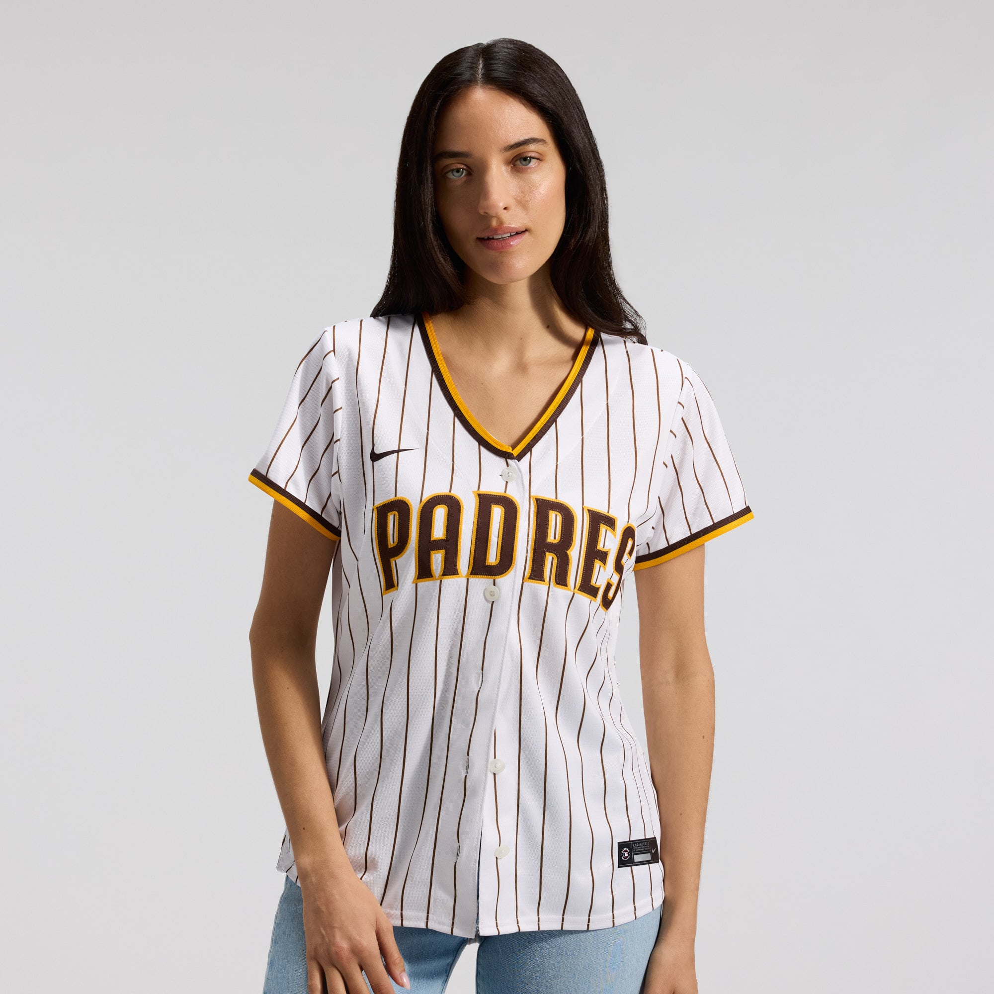 Women's San Diego Padres Nike White Home Replica Team Jersey - 2