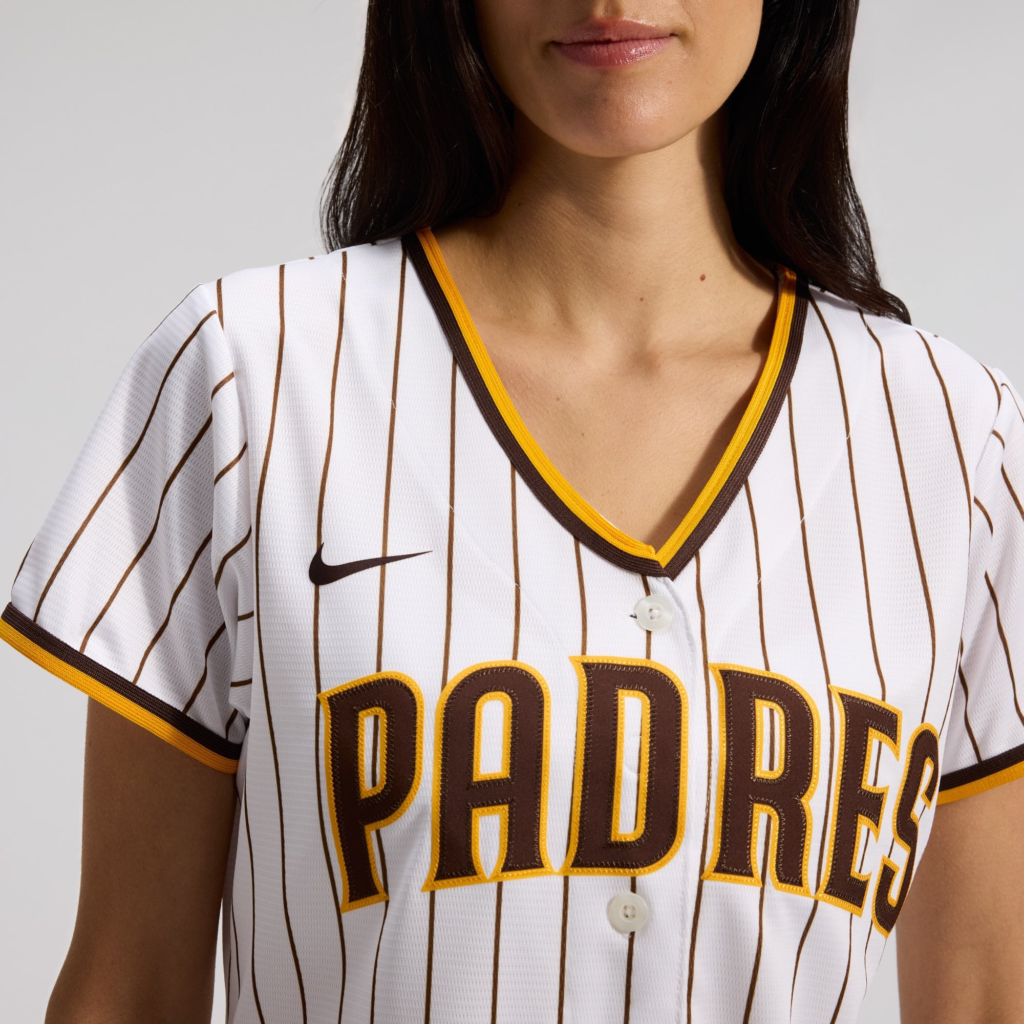 Women's San Diego Padres Nike White Home Replica Team Jersey - 7