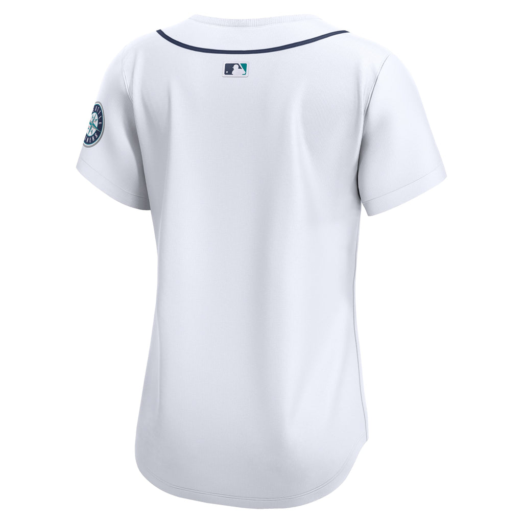 Women's Seattle Mariners Nike White Home Limited Jersey - 4