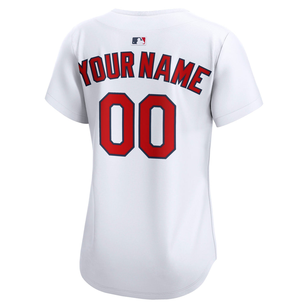 Women's St. Louis Cardinals Nike White Home Limited Custom Jersey - 4