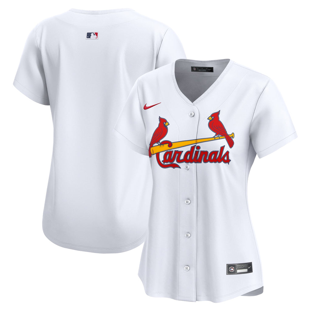Women's St. Louis Cardinals Nike White Home Limited Jersey - 2