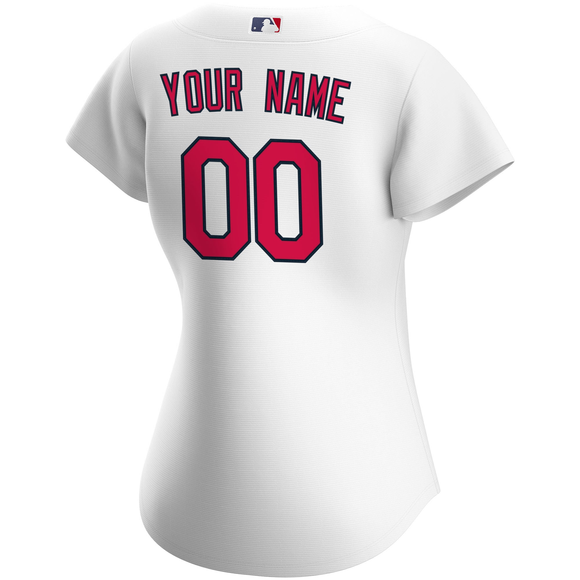 Women's St. Louis Cardinals Nike White Home Replica Custom Jersey - 4