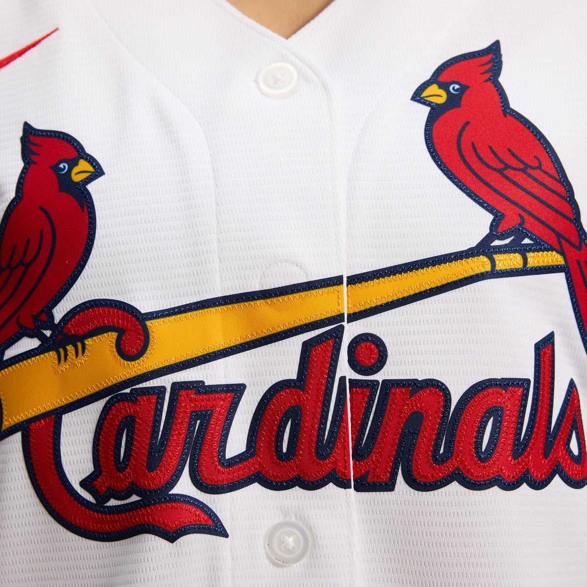 Women's St. Louis Cardinals Nike White Home Replica Team Jersey - 9