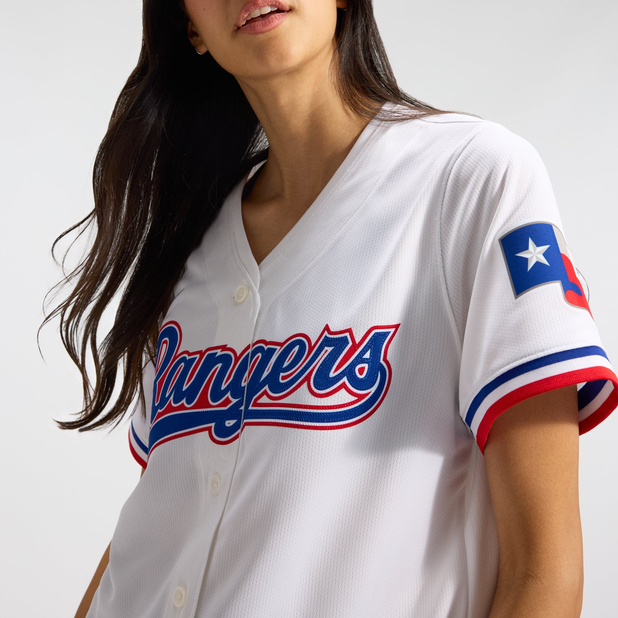 Women's Texas Rangers Nike White Home Limited Jersey - 10