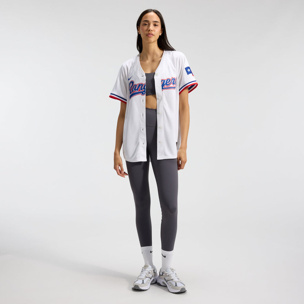 Women's Texas Rangers Nike White Home Limited Jersey - 4