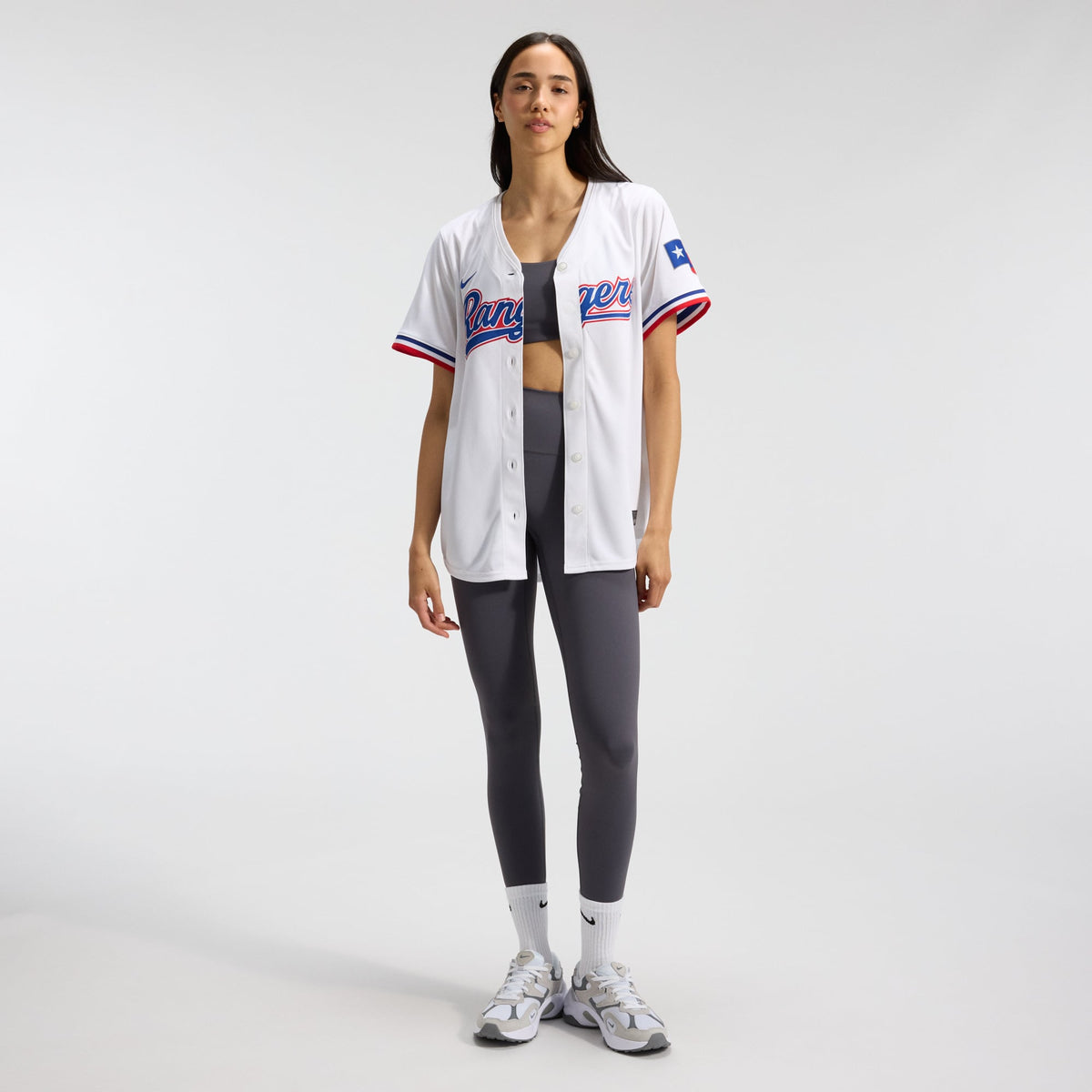 Women's Texas Rangers Nike White Home Limited Jersey - 4