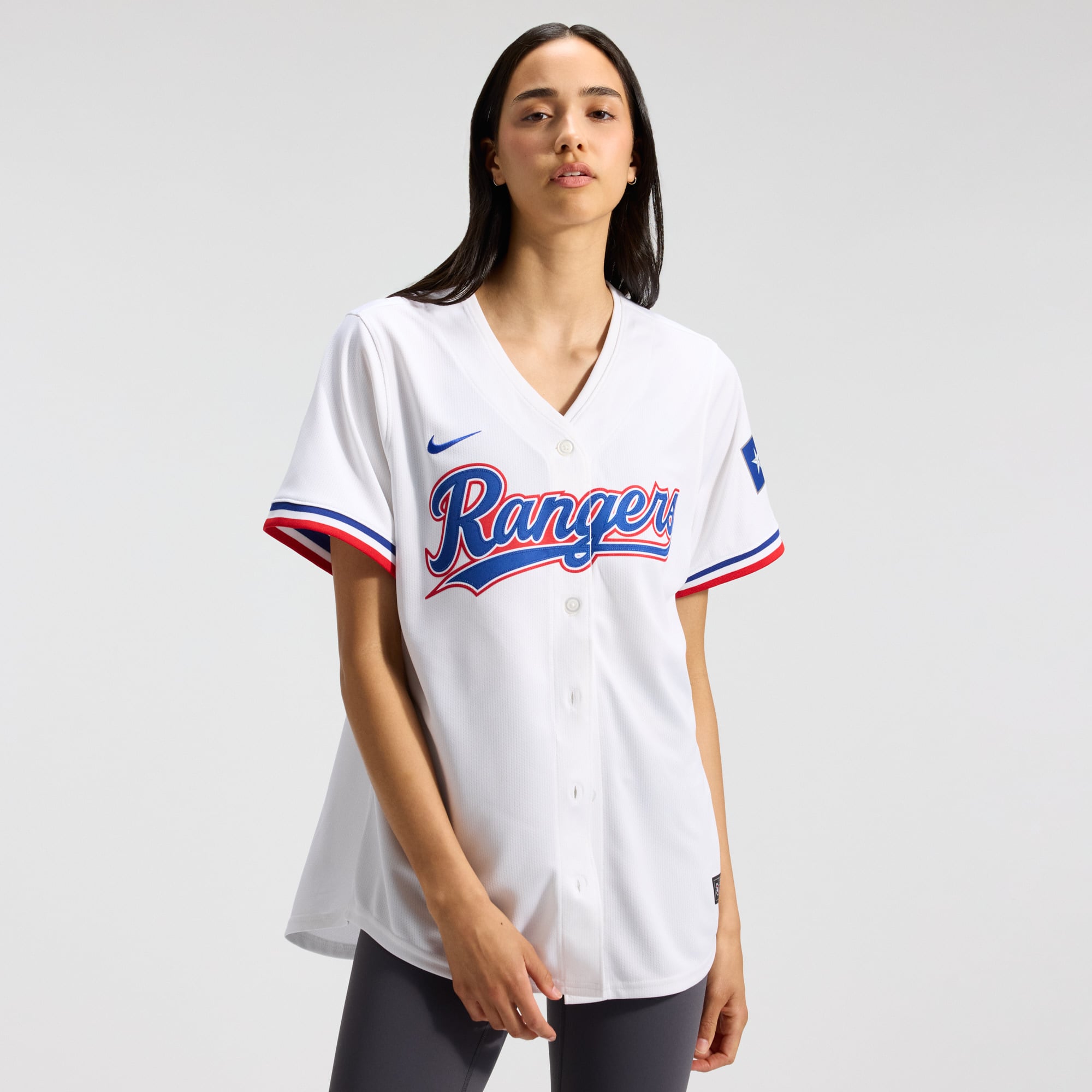 Women's Texas Rangers Nike White Home Limited Jersey