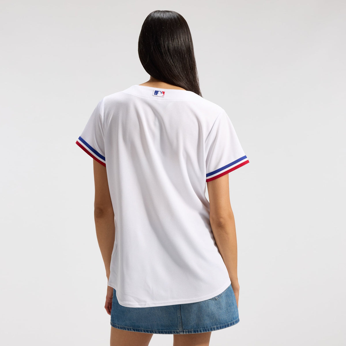 Women's Texas Rangers Nike White Home Replica Team Jersey - 3