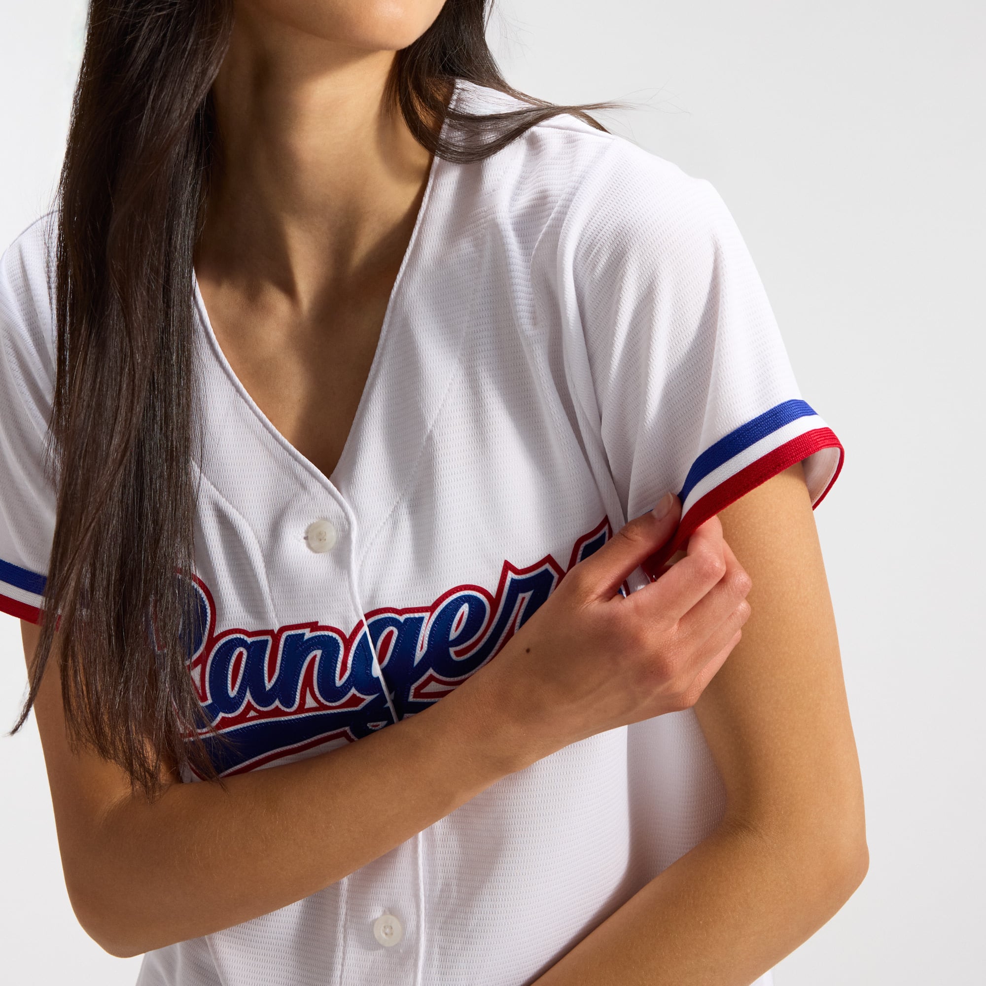 Women's Texas Rangers Nike White Home Replica Team Jersey - 10