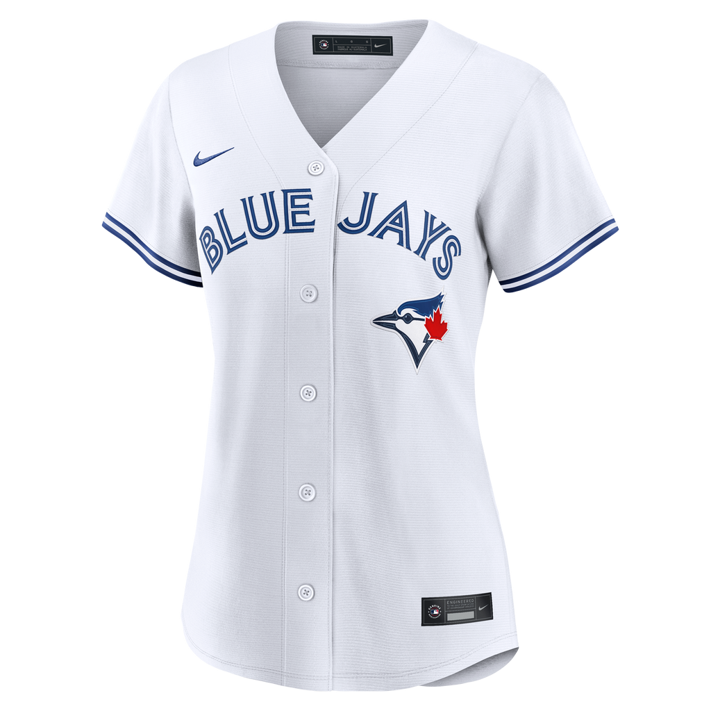Women's Toronto Blue Jays Nike White Home Replica Custom Jersey - 3