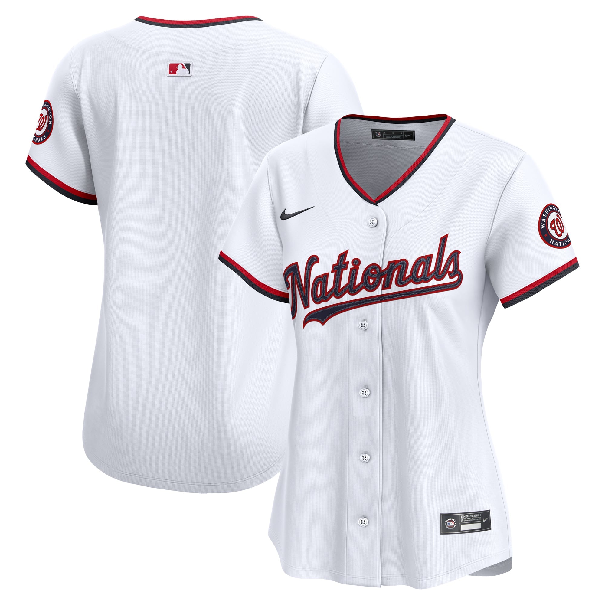 Women's Washington Nationals Nike White Home Limited Jersey - 2