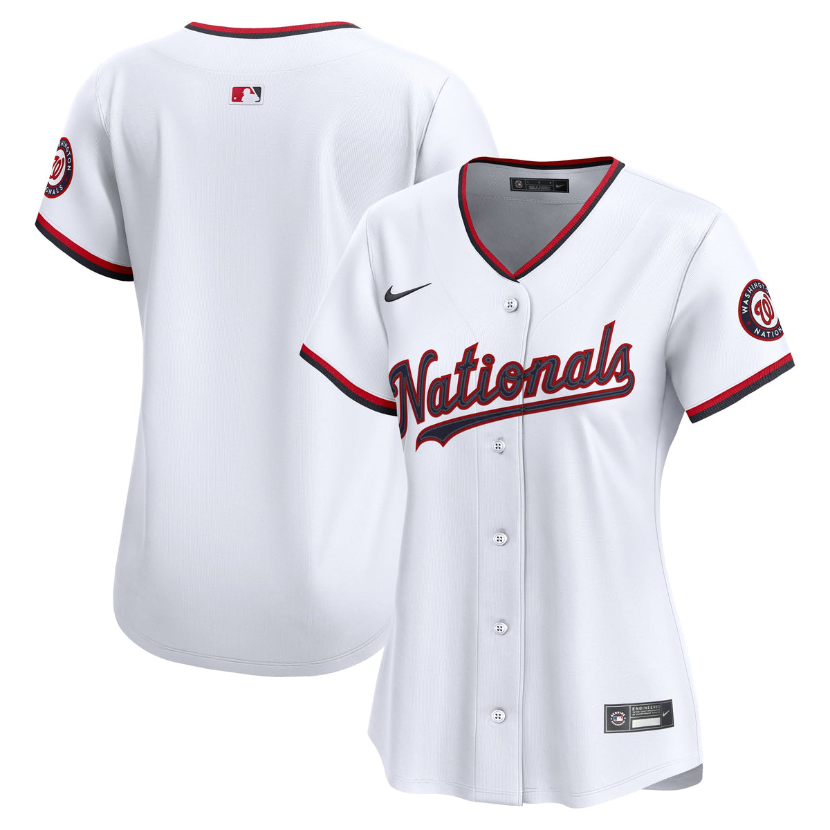 Women's Washington Nationals Nike White Home Limited Jersey - 2