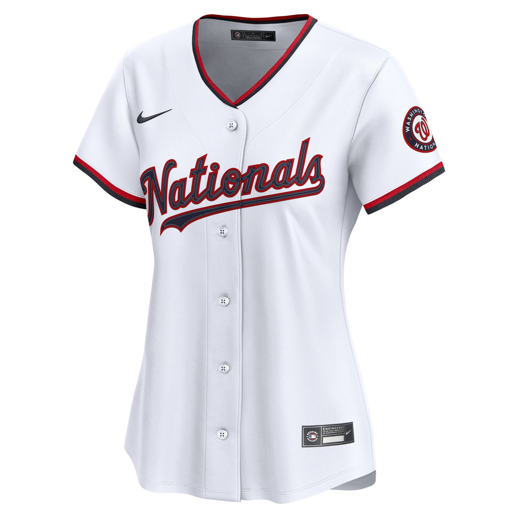 Women's Washington Nationals Nike White Home Limited Jersey - 3
