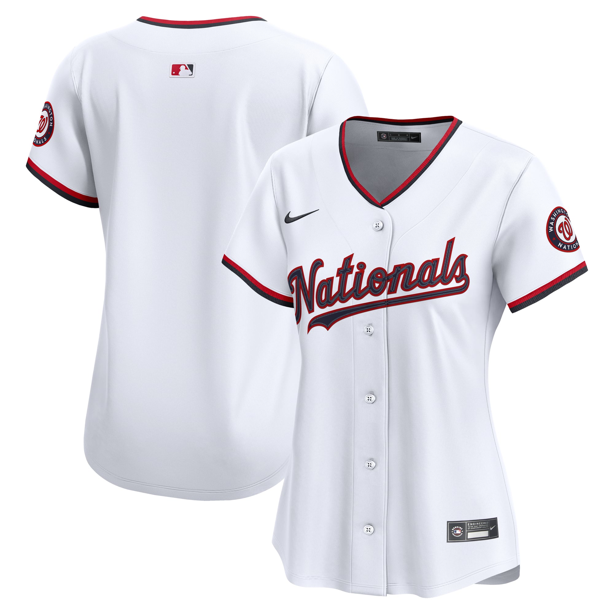 Women's Washington Nationals Nike White Home Limited Jersey