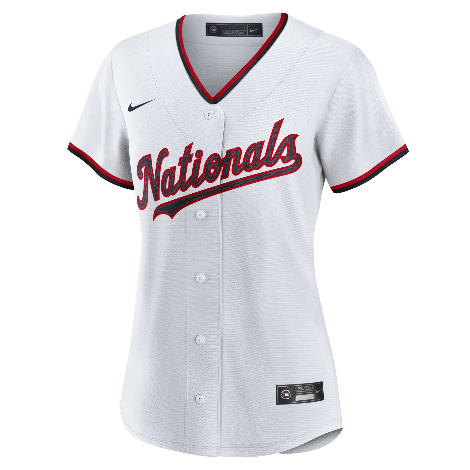 Women's Washington Nationals Nike White Home Replica 2.0 Jersey - 3