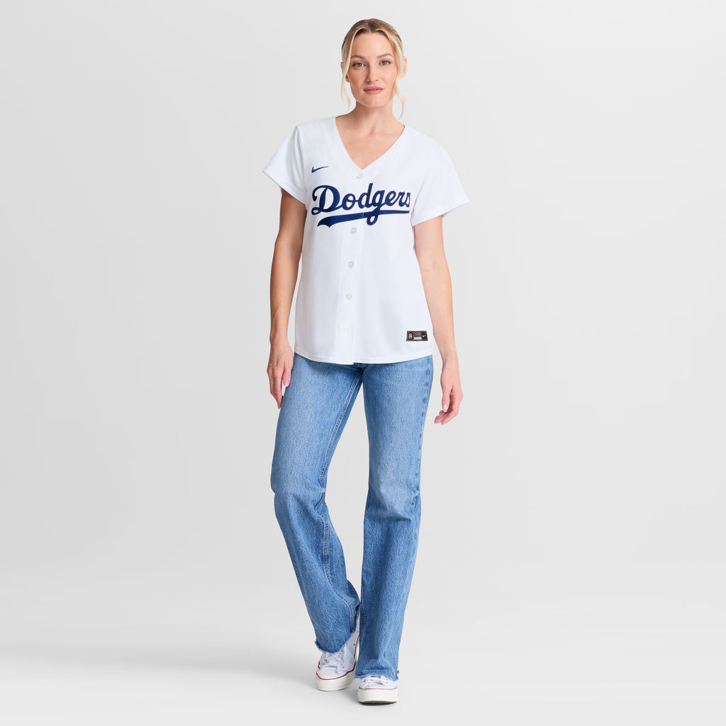 Women's Los Angeles Dodgers Will Smith Nike White Home Replica Jersey - 5