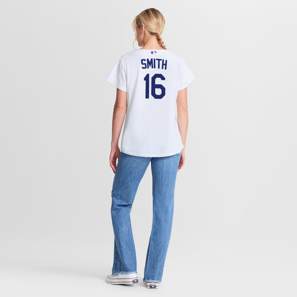 Women's Los Angeles Dodgers Will Smith Nike White Home Replica Jersey - 6