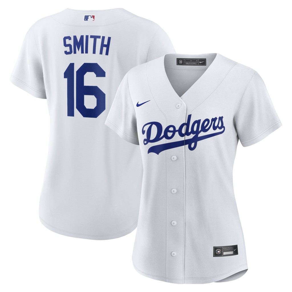 Women's Los Angeles Dodgers Will Smith Nike White Home Replica Jersey