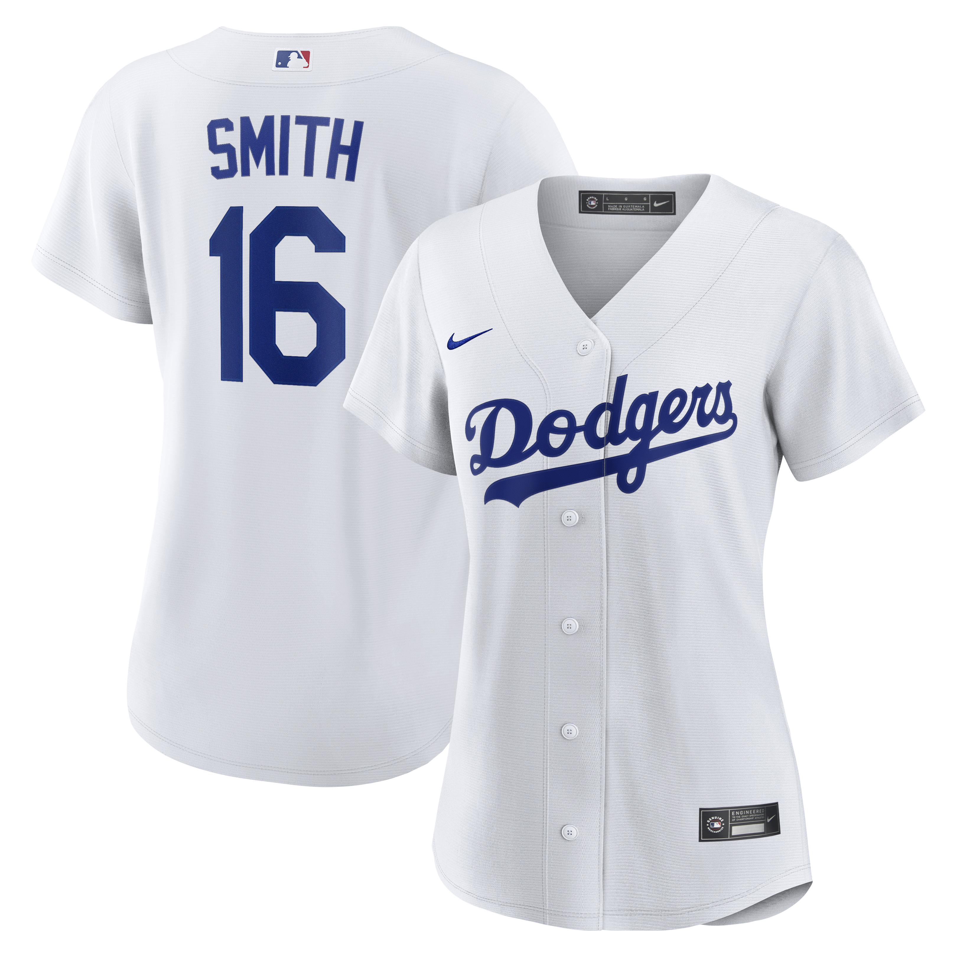 Women's Los Angeles Dodgers Will Smith Nike White Home Replica Jersey