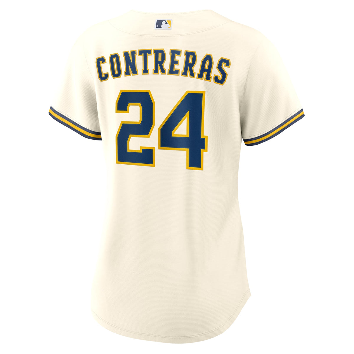 Women's Milwaukee Brewers William Contreras Nike Cream Home Replica Jersey - 4