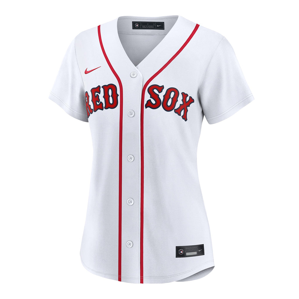 Women's Boston Red Sox Willson Contreras Nike White Home Replica Jersey - 3