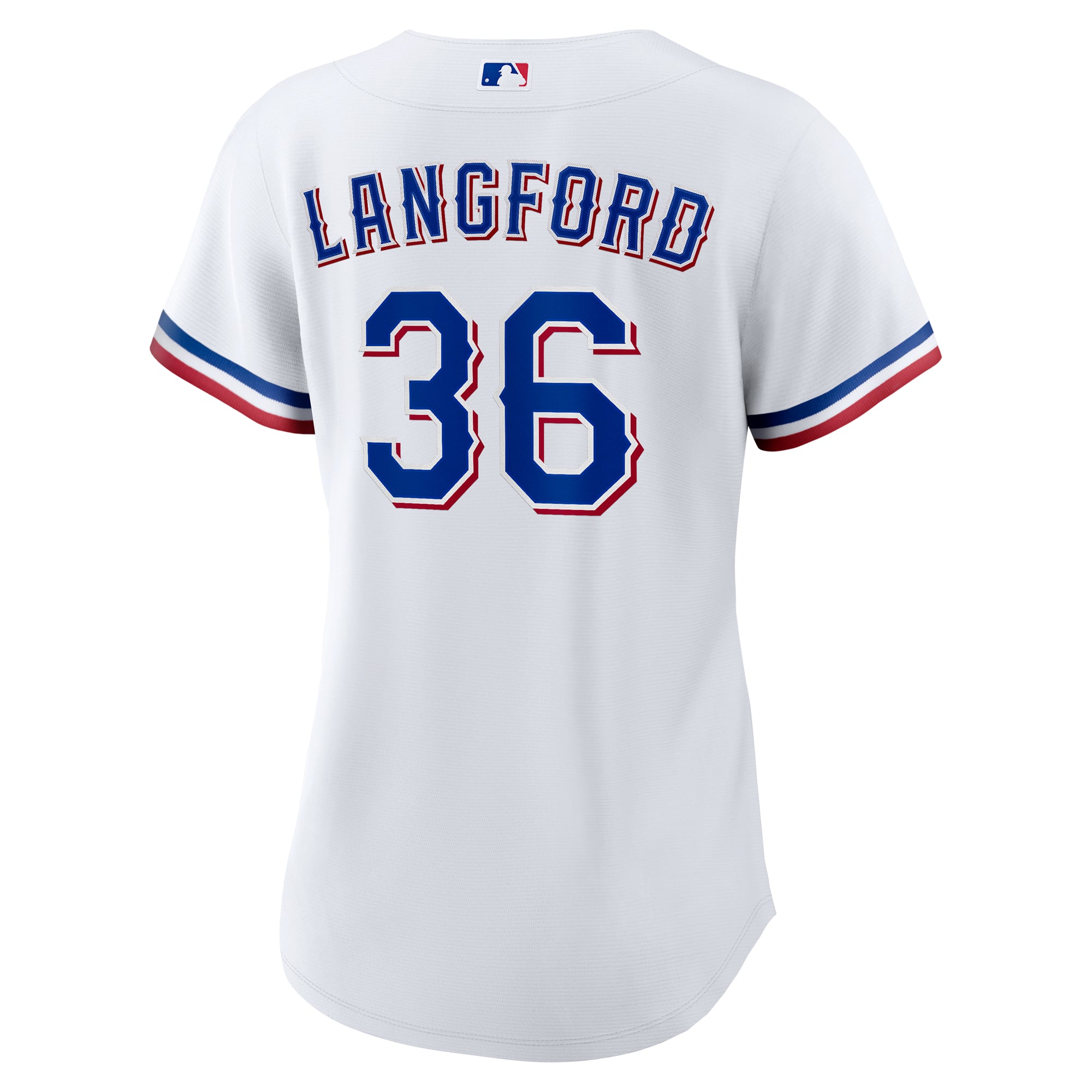 Women's Texas Rangers Wyatt Langford Nike White Home Replica Jersey - 4