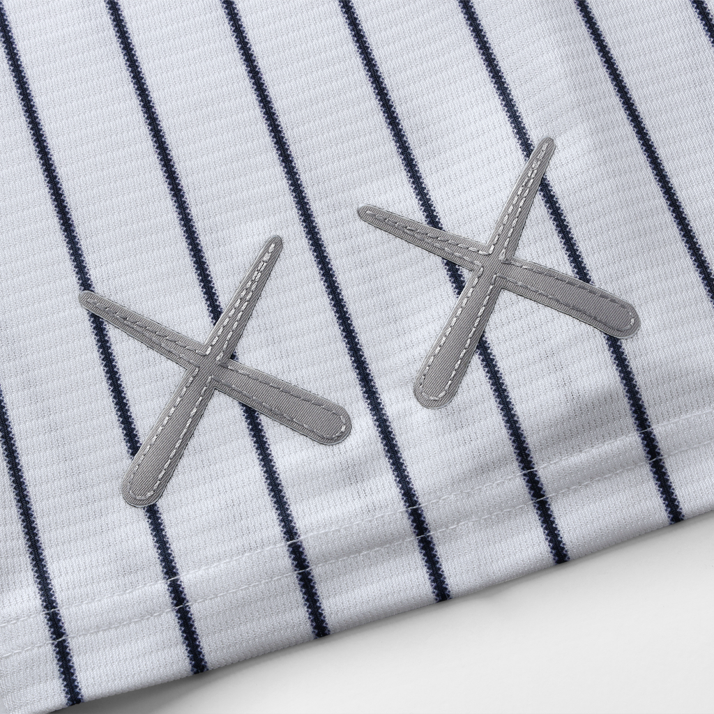 Women's New York Yankees Nike x KAWS White Cropped Replica Jersey - 6