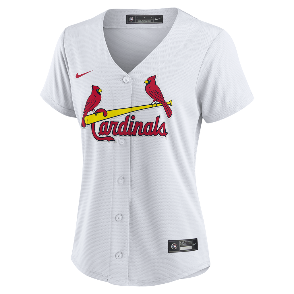 Women's St. Louis Cardinals Yadier Molina Nike White Home Replica Jersey - 3