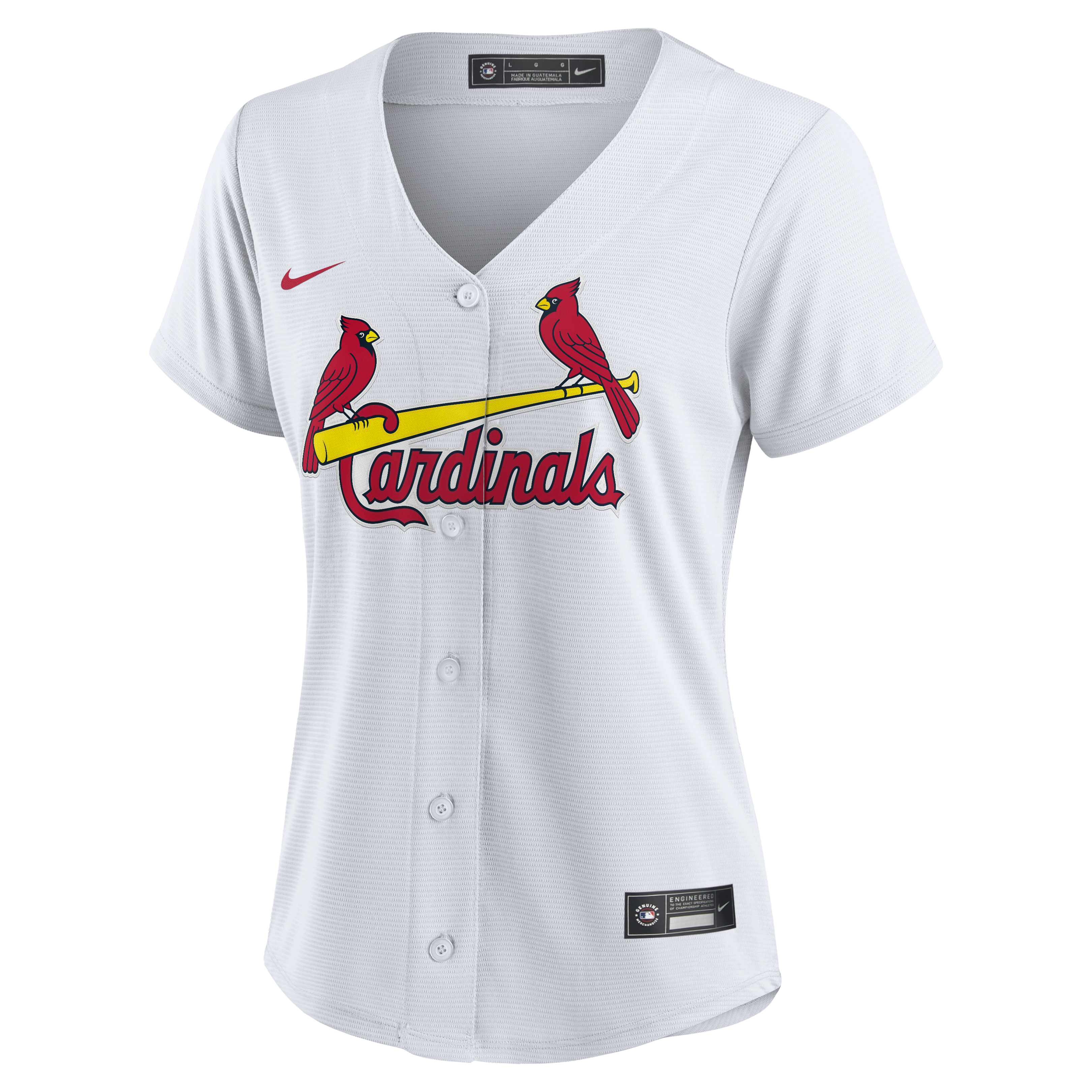 Women's St. Louis Cardinals Yadier Molina Nike White Home Replica Jersey - 3