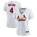 Women's St. Louis Cardinals Yadier Molina Nike White Home Replica Jersey