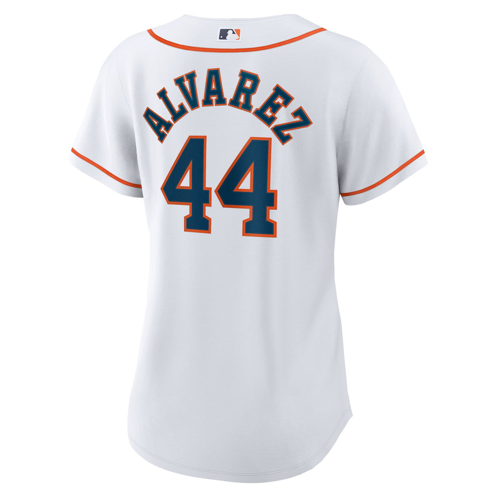 Women's Houston Astros Yordan Alvarez Nike White Home Replica Jersey - 4