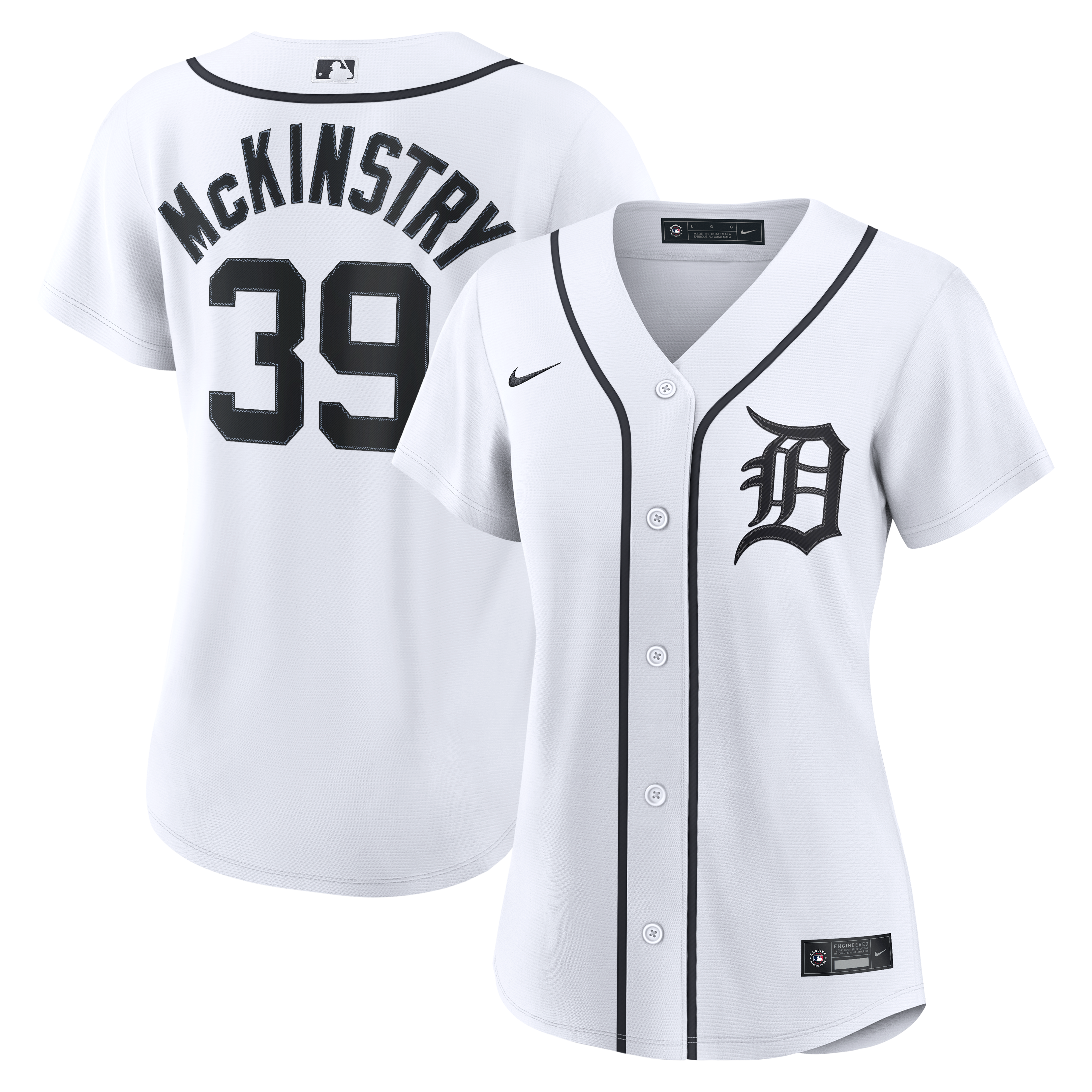 Women's Detroit Tigers Zach McKinstry Nike White Home Replica Jersey - 2
