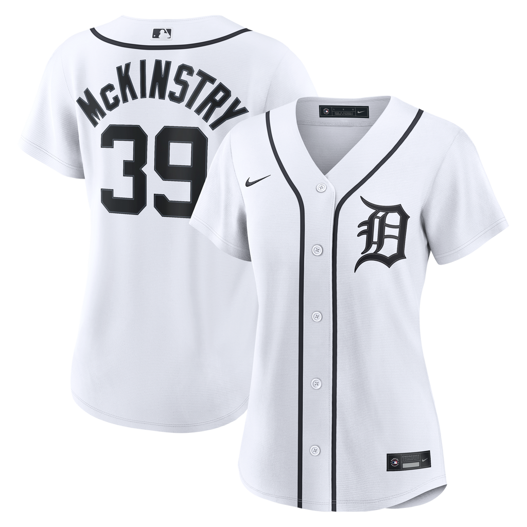 Women's Detroit Tigers Zach McKinstry Nike White Home Replica Jersey