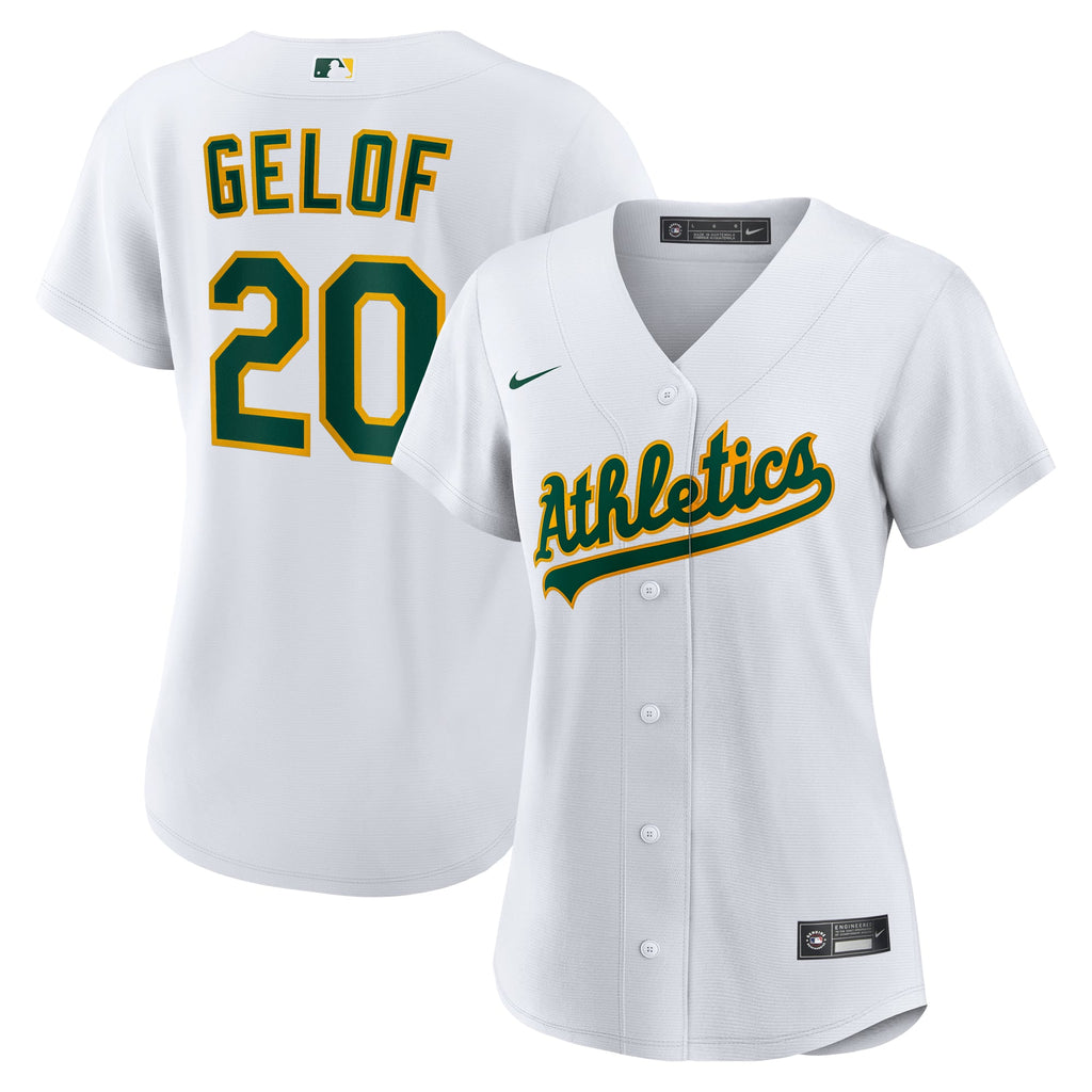 Women's Athletics Zack Gelof Nike White Home Replica Player Jersey - 2