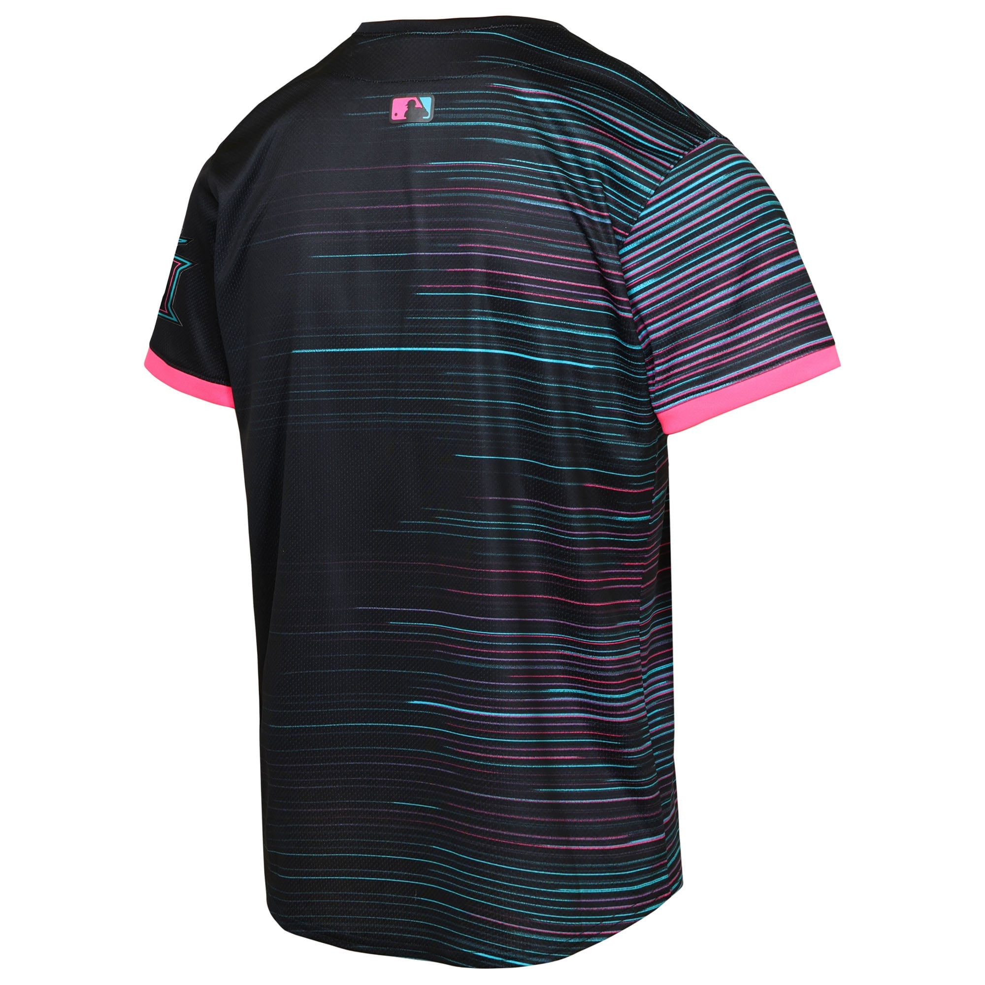 Youth Miami Marlins Black 2025 City Connect Limited Jersey - 4