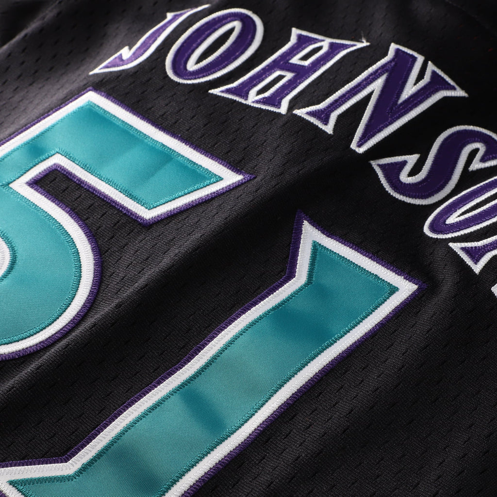 Youth Arizona Diamondbacks Randy Johnson Mitchell & Ness Black Cooperstown Collection Mesh Batting Practice Jersey - 6