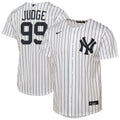 Youth New York Yankees Aaron Judge Nike White Home Replica Player Jersey