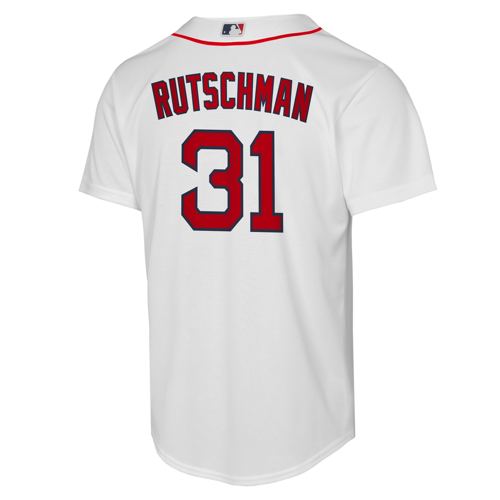 Youth Boston Red Sox Adley Rutschman Nike White Home Replica Jersey - 4